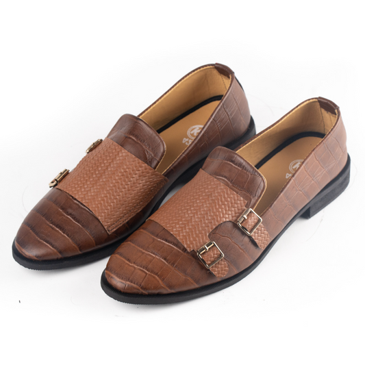 Tawny Double Monk Loafer