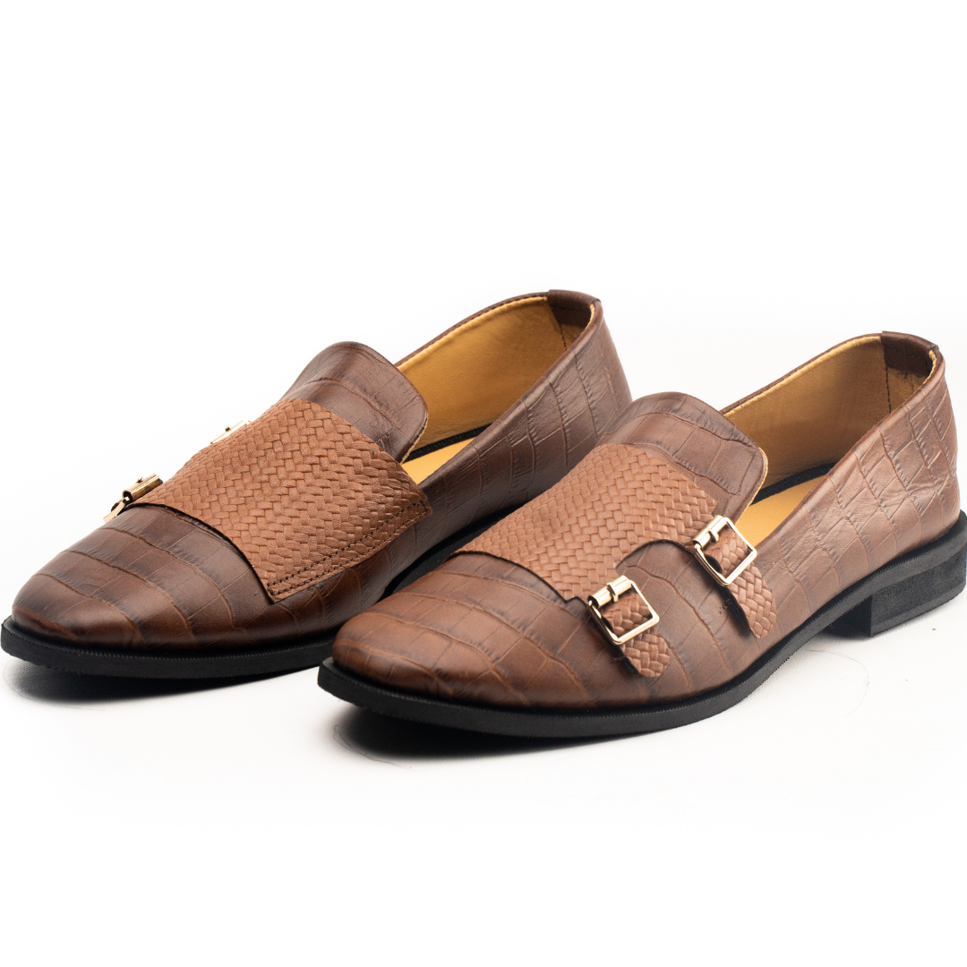 Tawny Double Monk Loafer