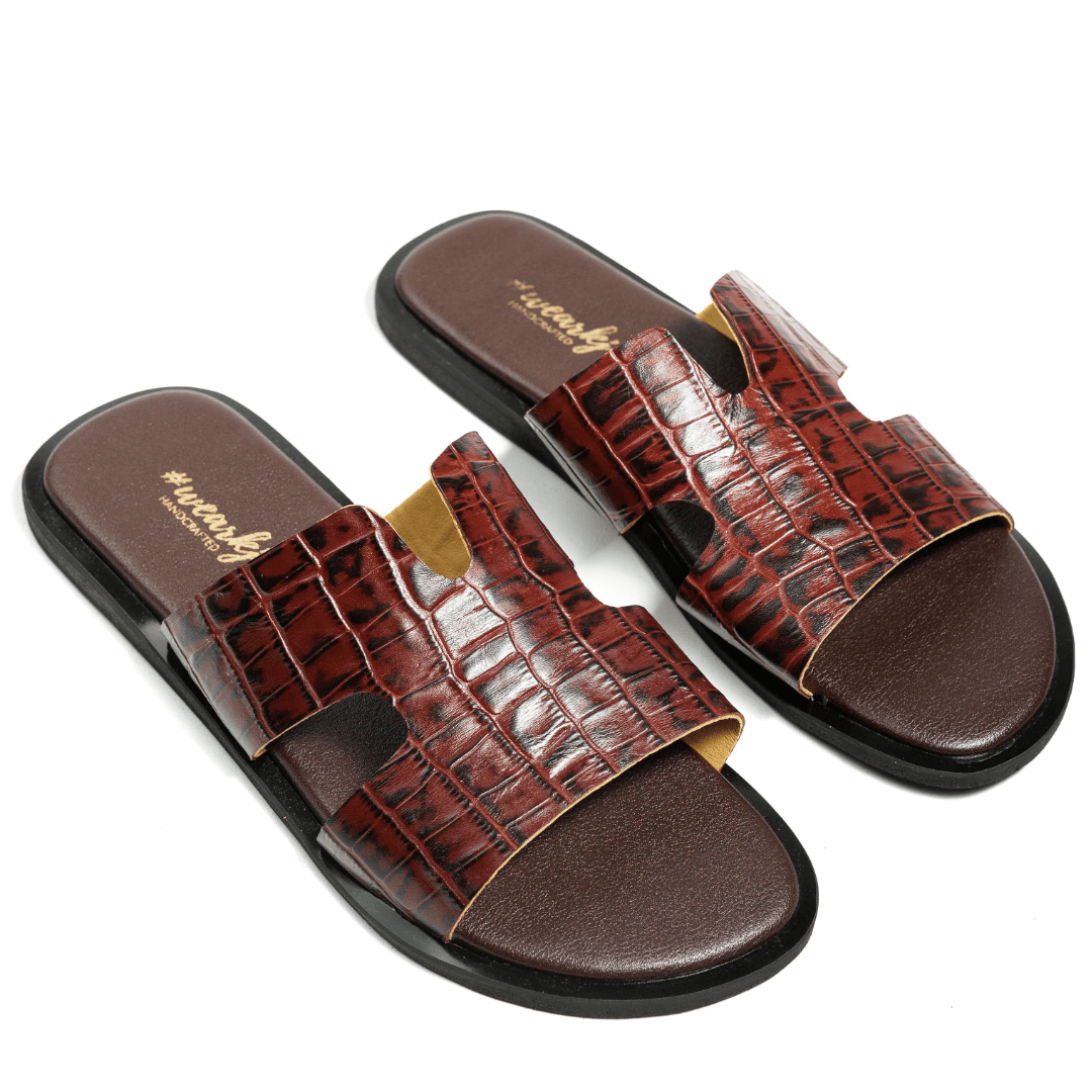 Marine Brown Slides