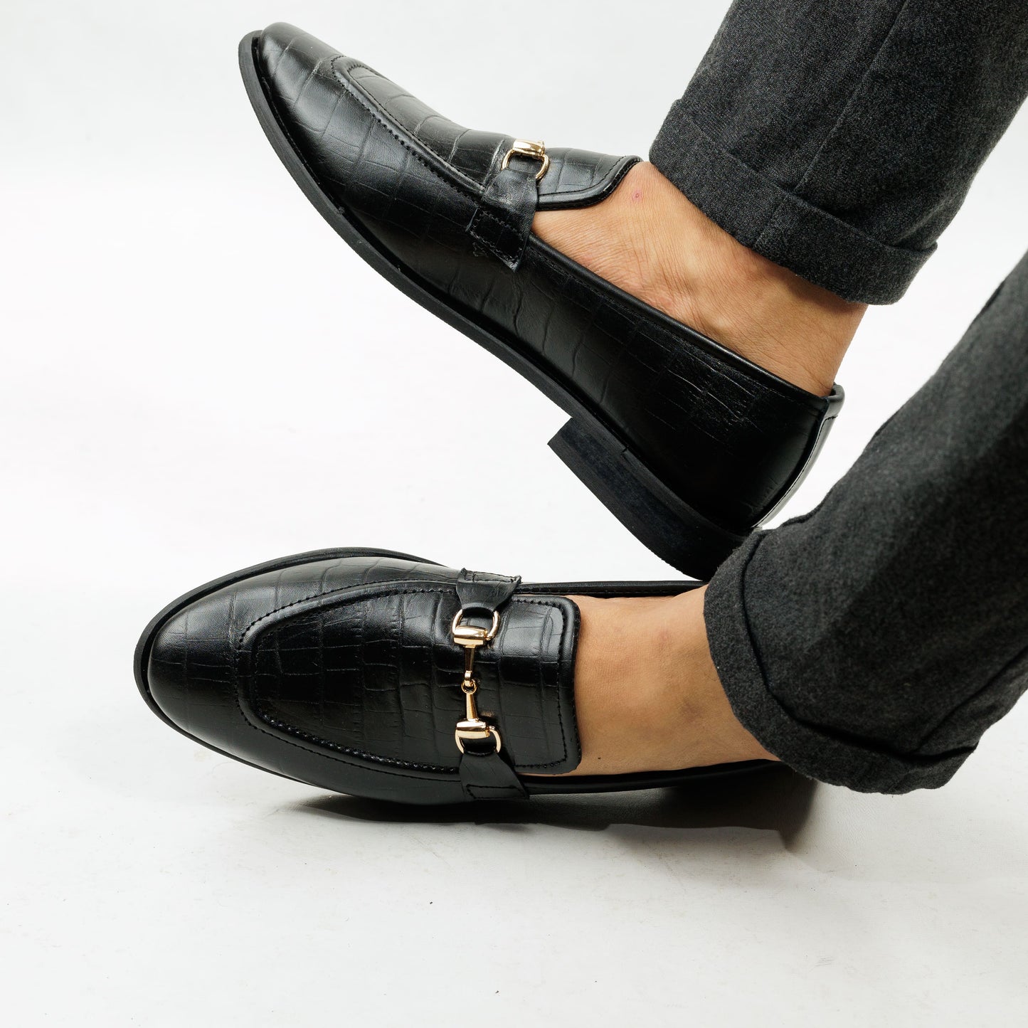 Marine Black Mono Loafer