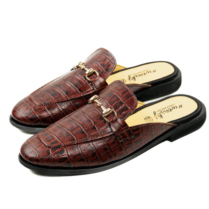 Marine Brown Slipons