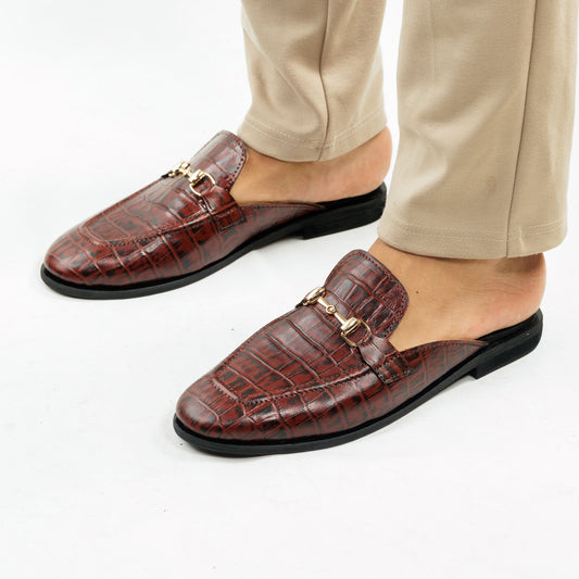 Marine Brown Slipons