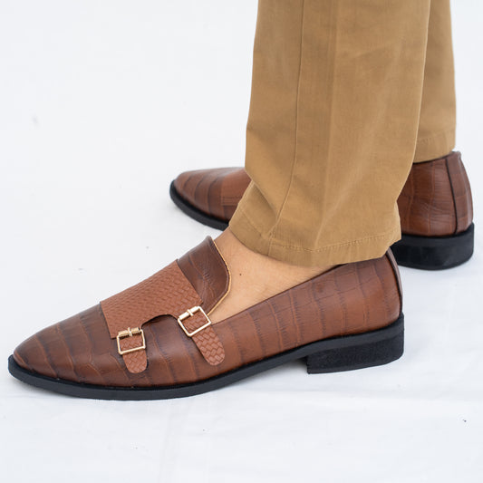 Tawny Double Monk Loafer