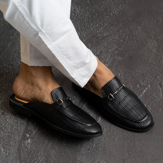 Opus Black Slipons